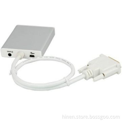 DVI+Stereo+USB to DisplayPort Adapter convertor DVI Adapter